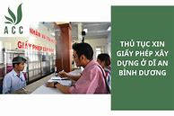 Xin Giấy Phép Xây Dựng Ở Dĩ An Bình Dương